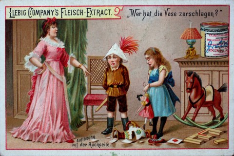 Maid asks the two children