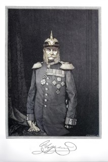 William I. or in German Wilhelm I.