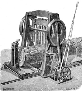 a gang saw from the year 1880