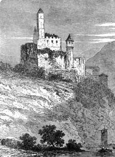 Hornberg Castle on the Neckar River