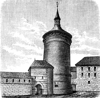 Wall tower in Nuremberg