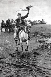 Wedding rider in Poland