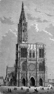 The cathedral in Strasbourg