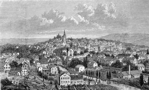 The city of Siegen in North Rhine-Westphalia