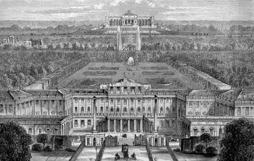 Schönbrunn Palace in Vienna in Austria