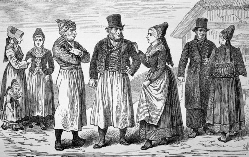 Folk costumes on Rügen