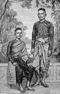 Costume of the people on Siam