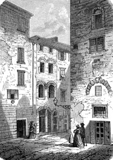 The house where Dante Alighieri was born in Florence