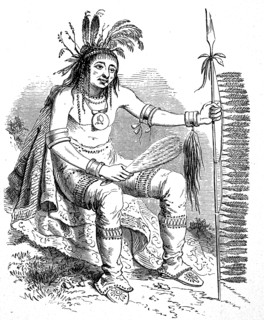 Indian from the Chippewas tribe from the Wisconsin region