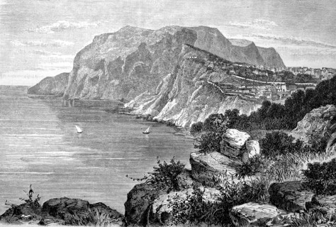 The island of Capri in Italy