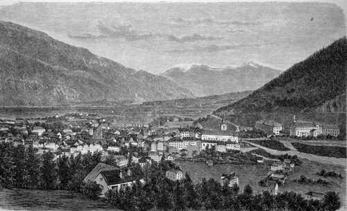 Chur in the canton of Graubünden in Switzerland