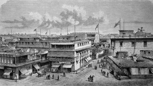 Port street in Callao