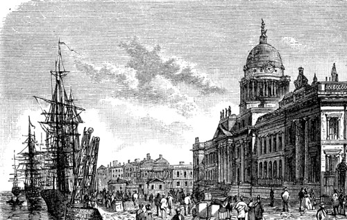 The customs house of Dublin