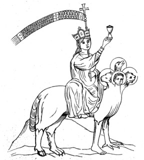 Tetramorph as the mount of the Church The four evangelists Matthew