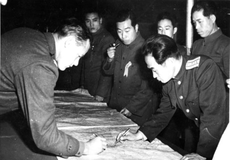 Col James C Murray and Col Chang Chun San