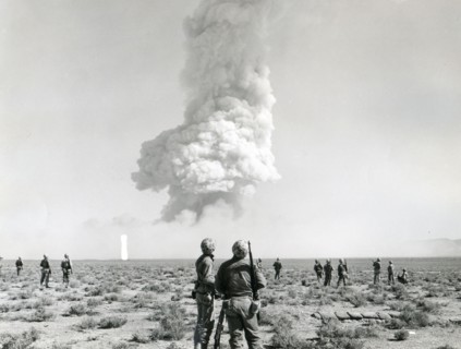 Pfc Jack Wilson and Sgt. Glenn Poth, 1952