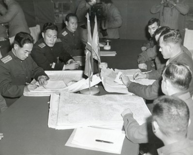 Col. James C. Murray, Jr., USMC and Col Chang Chun San