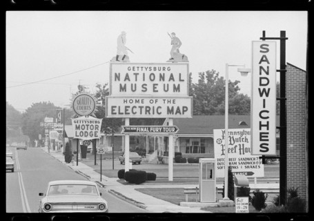 The commercialization of Gettysburg, Pennsylvania
