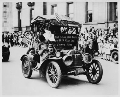 Demonstrating for the repeal of the 18th Amendment