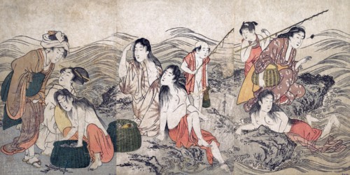 Girl Fishers & Bathers