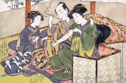 Applying cream on a Geisha/s wound