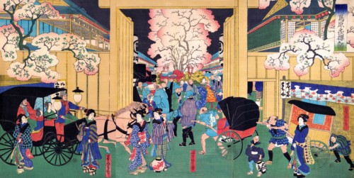 Cherries at Night at New Shimabara
