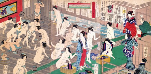 Interior of a Public Bath