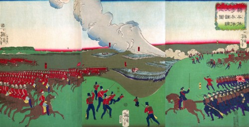 Cavalry, Infantry and Soldiers Retreating
