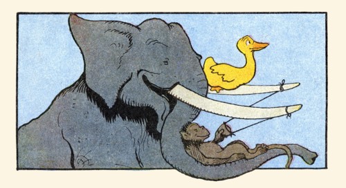 Elephant Tusks make a Great Slingshot