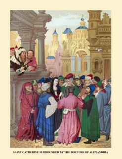 Saint Catherine Surrounded by the Doctors