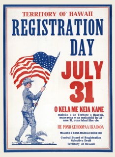 Territory of Hawaii registration day July 31 - Hawaiian