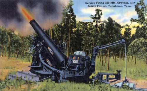 Service firing 240-MM Howitzer