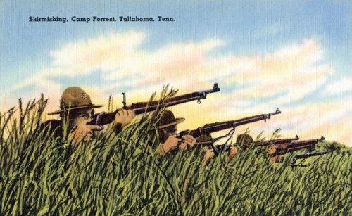 Skirmishing, Camp Forest