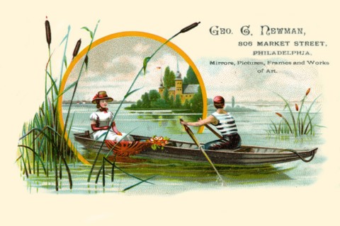 Geo G. Newman - Man Rowing