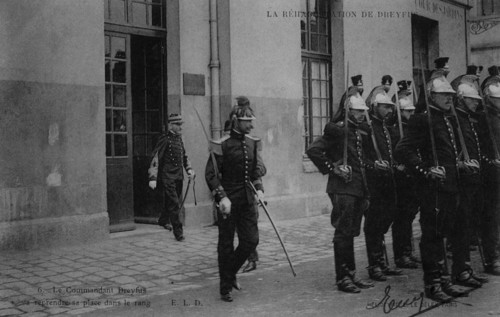 Commandant Dreyfus Exits the Building