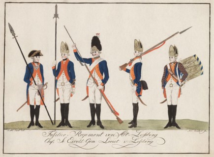 Fusilier Regiment von Alt-Lossberg - 1784