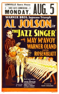 Al Jolson in "The Jazz Singer"