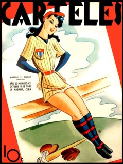Female Baseball Star