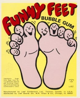 Funny Feet Bubble Gum
