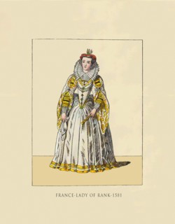 France - Lady of Rank 1581