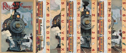 The railroad, A B C blocks