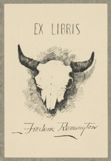 Bookplate of Frederic Remington