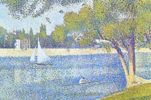 Seurat, La Seine à la Grande Jatte - Printemps