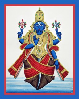 Kurma, shown as half man, half tortoise