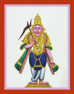 Two-armed Balabhadra stands in samabhanga