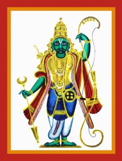 Two-armed Rama stands in samabhanga
