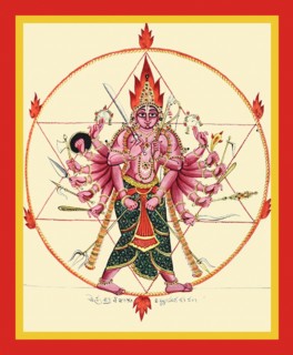 Personification of Vishnu’s chakra