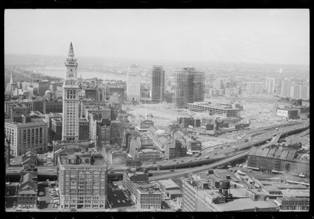 Aerial View of Boston, 1964