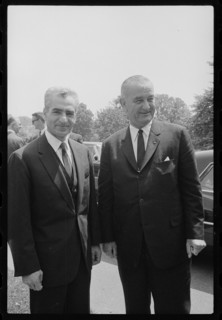 Shah Of Iran With LBJ