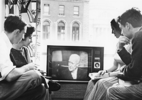 Telecast via Telstar Satellite